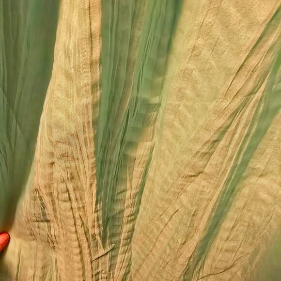 C W classic mint midi crinkle kaftan dress 2x - Picture 3 of 4